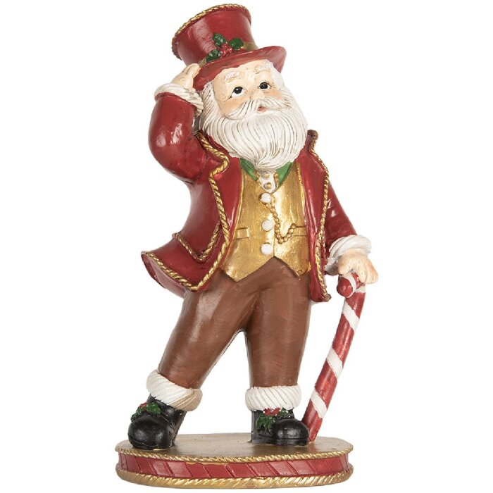 Decoración Papá Noel Clayre & Eef 6PR5755 12x9x21 cm