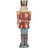 Clayre & Eef 6PR5758 Decoración Cascanueces 7x6x21 cm Rojo y Azul