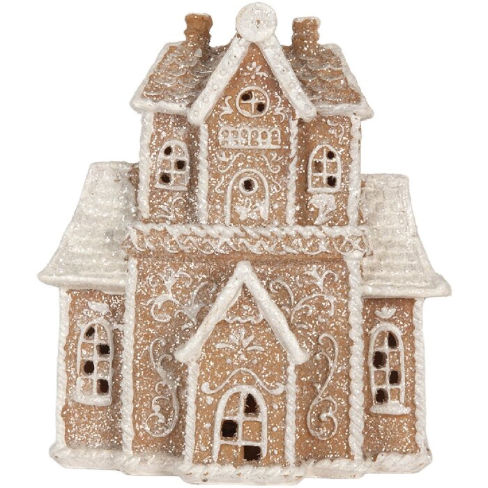 Casa decorativa con LED Clayre & Eef 6PR5805 18x9x20 cm