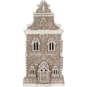 Casa Decorativa con LED Clayre & Eef 6PR5808 17x15x35 cm