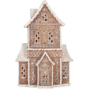 Casa decorativa con LED Clayre & Eef 6PR5809 16x8x23 cm