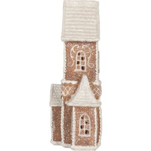 Casa decorativa con LED Clayre & Eef 6PR5809 16x8x23 cm