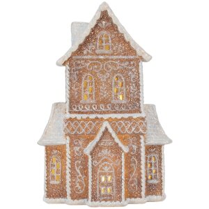 Casa decorativa con LED Clayre & Eef 6PR5809 16x8x23 cm