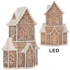 Casa decorativa con LED Clayre & Eef 6PR5809 16x8x23 cm