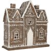 Decoración Casa con LED Clayre & Eef 6PR5814 26x10x25 cm Marrón Blanco