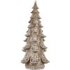 Decoración de Navidad Clayre & Eef 6PR5818 Árbol de Navidad 12x12x25 cm