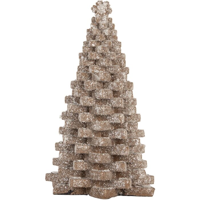 Decoración Árbol de Navidad Clayre & Eef 6PR5821 15x15x25 cm