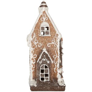 Casa Decorativa con LED Clayre & Eef 6PR5825 15x9x20 cm