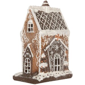 Casa Decorativa con LED Clayre & Eef 6PR5825 15x9x20 cm