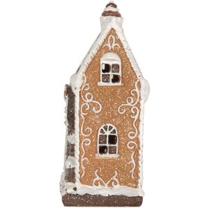 Casa Decorativa con LED Clayre & Eef 6PR5825 15x9x20 cm