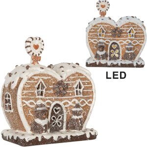 Clayre & Eef 6PR5826 Decoración Casa con LED 18x10x19 cm