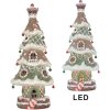 Clayre & Eef 6PR5828 Decoración Árbol de Navidad con LED 15x12x36 cm