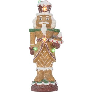 Clayre & Eef 6PR5829 Decoración Cascanueces con LED 13x10x31 cm