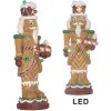 Clayre & Eef 6PR5829 Decoración Cascanueces con LED 13x10x31 cm