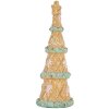 Clayre & Eef 6PR5830 Decoración Árbol de Navidad Ø 9x25 cm Marrón-Verde