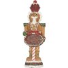 Clayre & Eef 6PR5831 Decoración Cascanueces con LED 12x10x35 cm