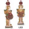 Clayre & Eef 6PR5831 Decoración Cascanueces con LED 12x10x35 cm