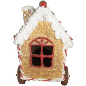Clayre & Eef 6PR5840 Decoración Locomotora con LED 21x12x17 cm