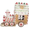 Clayre & Eef 6PR5840 Decoración Locomotora con LED 21x12x17 cm