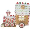 Clayre & Eef 6PR5840 Decoración Locomotora con LED 21x12x17 cm