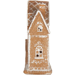 Decoración Casa con LED Clayre & Eef 6PR5841 21x8x20 cm Marrón/Blanco