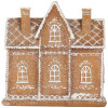 Decoración Casa con LED Clayre & Eef 6PR5841 21x8x20 cm Marrón/Blanco