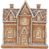 Decoración Casa con LED Clayre & Eef 6PR5841 21x8x20 cm Marrón/Blanco