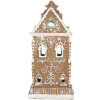 Decoración Casa Clayre & Eef 6PR5842 con LED 9x7x18 cm Marrón-Rosa