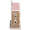 Decoración Casa Clayre & Eef 6PR5842 con LED 9x7x18 cm Marrón-Rosa