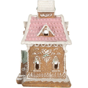 Casa Decorativa con LED Clayre & Eef 6PR5843 9x10x15 cm