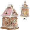 Casa Decorativa con LED Clayre & Eef 6PR5843 9x10x15 cm