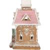 Casa Decorativa con LED Clayre & Eef 6PR5843 9x10x15 cm