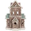 Casa Decorativa con LED Clayre & Eef 6PR5844 15x12x20 cm