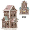 Casa Decorativa con LED Clayre & Eef 6PR5844 15x12x20 cm