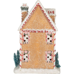 Casa Decorativa con LED Clayre & Eef 6PR5845 17x12x25 cm