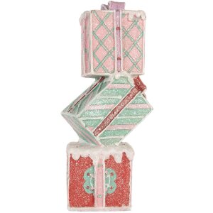 Decoración de regalos apilados Clayre & Eef 6PR5848 14x16x36 cm