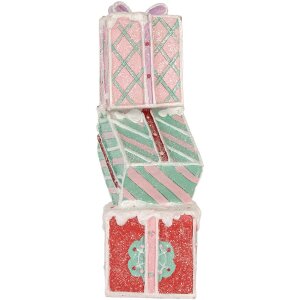 Decoración de regalos apilados Clayre & Eef 6PR5848 14x16x36 cm