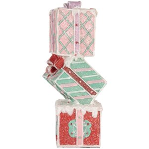 Decoración de regalos apilados Clayre & Eef 6PR5848 14x16x36 cm