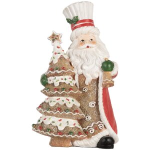 Clayre & Eef 6PR5849 Decoración Papá Noel 15x11x25 cm