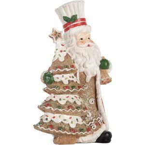 Clayre & Eef 6PR5849 Decoración Papá Noel 15x11x25 cm