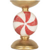 Candelabro Clayre & Eef 6PR5851 con LED Ø 10x16 cm Dorado Blanco