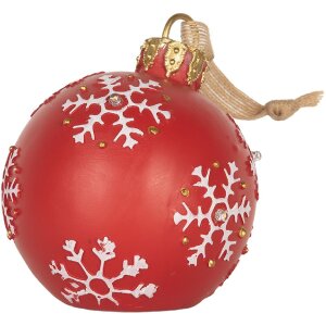 Clayre & Eef 6PR5858 Adorno para Navidad con LED Ø 12x14 cm