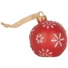 Clayre & Eef 6PR5858 Adorno para Navidad con LED Ø 12x14 cm