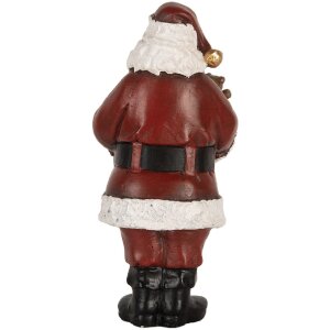 Clayre & Eef 6PR5862 Decoración Papá Noel con Tarta 10x10x21 cm