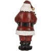 Clayre & Eef 6PR5862 Decoración Papá Noel con Tarta 10x10x21 cm