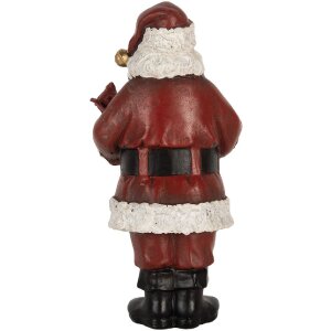 Clayre & Eef 6PR5863 Decoración Papá Noel con Libro 10x10x21 cm