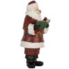 Clayre & Eef 6PR5863 Decoración Papá Noel con Libro 10x10x21 cm