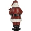 Clayre & Eef 6PR5863 Decoración Papá Noel con Libro 10x10x21 cm