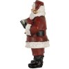 Clayre & Eef 6PR5863 Decoración Papá Noel con Libro 10x10x21 cm