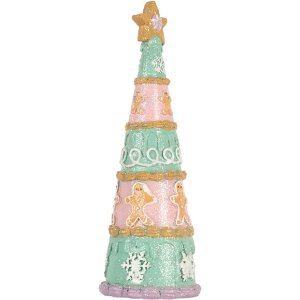 Decoración de Navidad Árbol de Navidad Clayre & Eef 6PR5865 Ø 9x25 cm